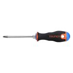 Desarmador de cruz 1/4" x 4" mango Comfort Grip - Truper