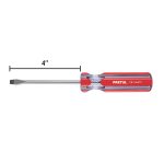 Desarmador plano 1/4 x 4" mango de PVC - Pretul - Imagen 4