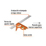 Escuadra combinacion truper - Imagen 3