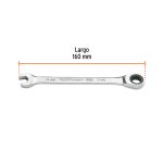Llave combinada con matraca 11mm x 160 mm largo, Expert