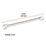 Llave combinada extralarga 13 mm x 202 mm de largo, Expert - Imagen 4