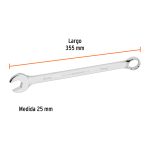 Llave combinada extralarga 25 mm x 355 mm de largo, Expert - Imagen 4