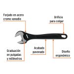 Llave francesa truper - Imagen 3