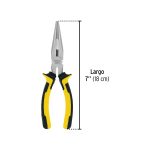 Pinza de punta y corte 7" mango Comfort Grip, Pretul - Imagen 4